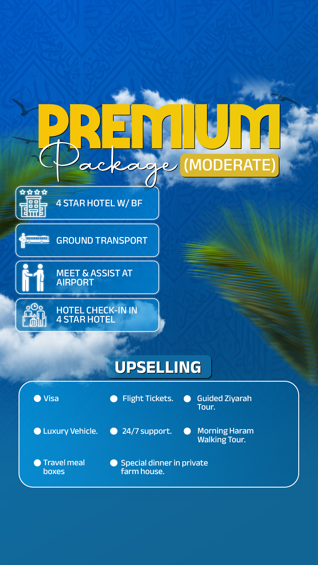 Premium packages 1